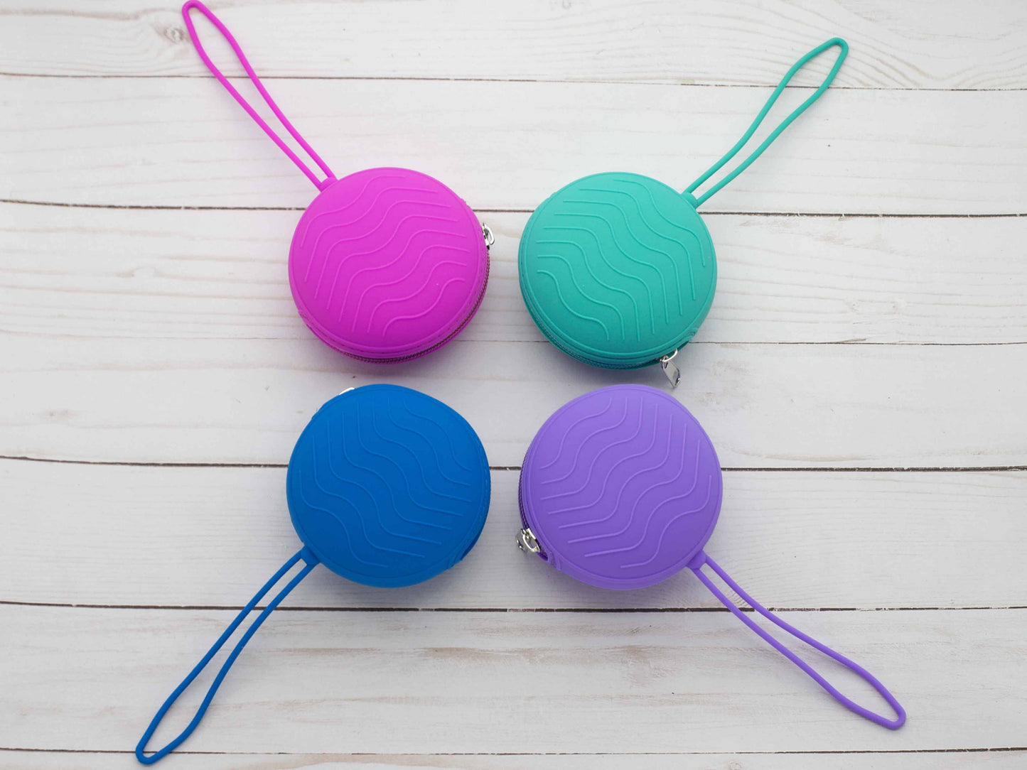 Colorful Round Storage Pouches