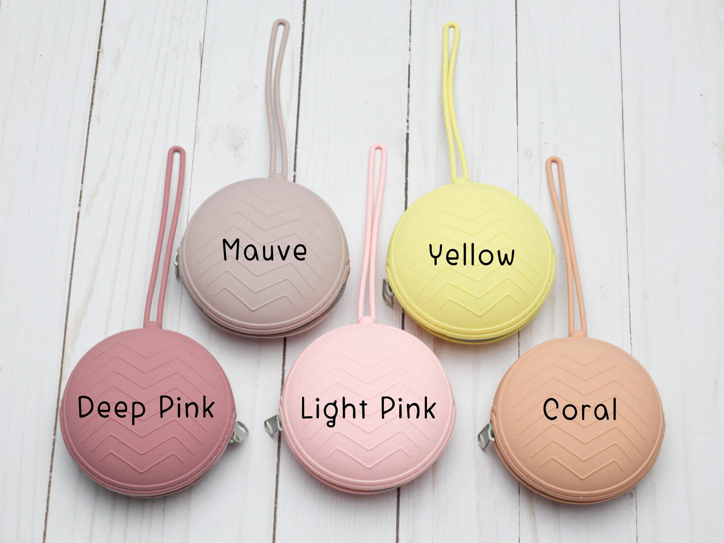 Round Storage Pouches - Pastel