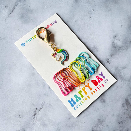 Unicorn Stitch Marker & Bulb Pins Knitting Accessories