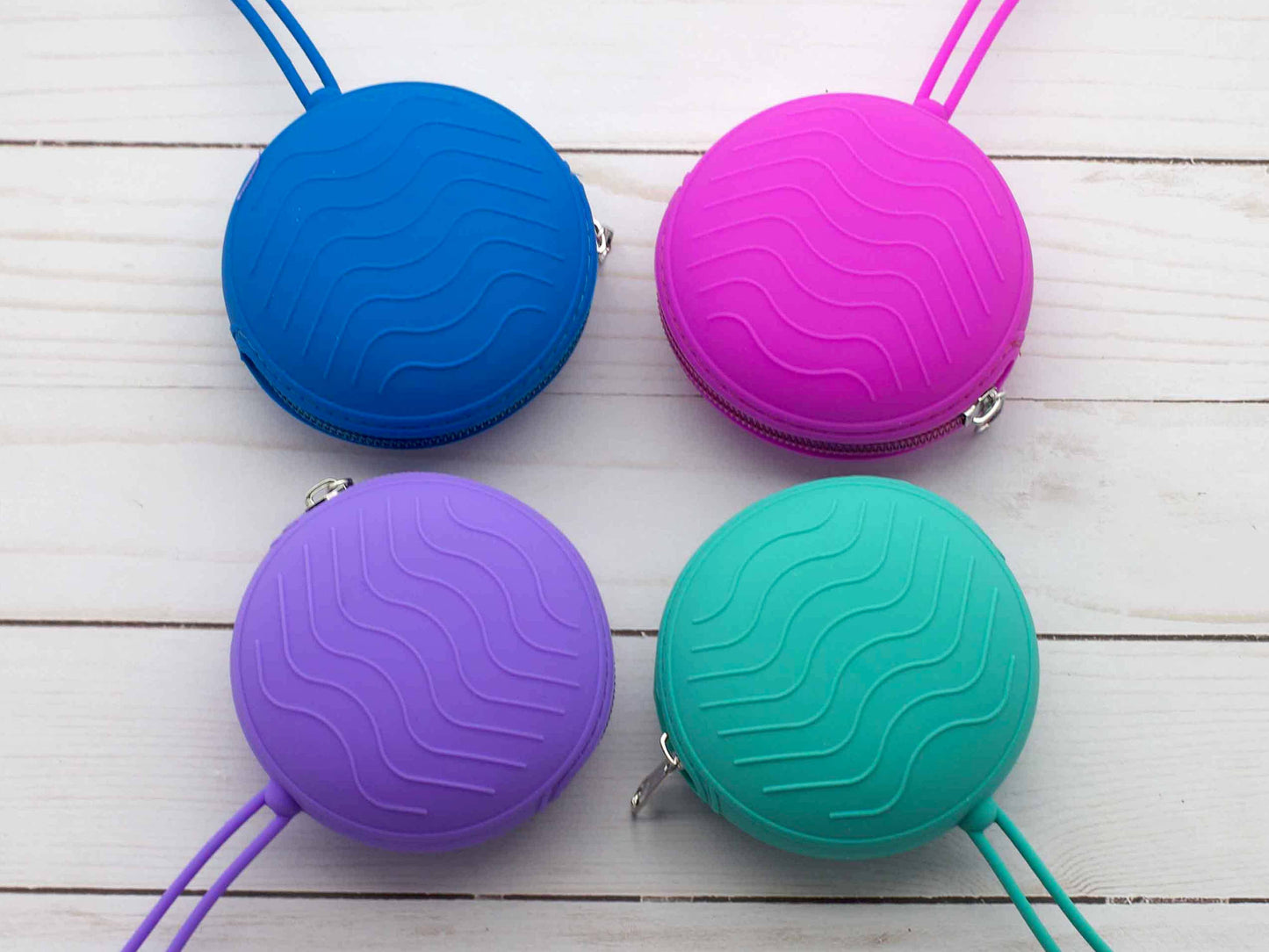 Colorful Round Storage Pouches